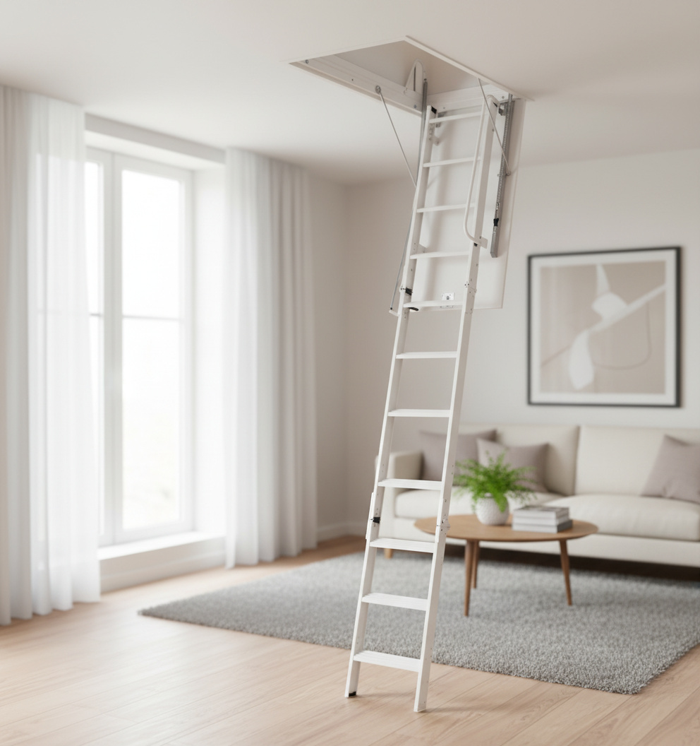 scala retrattile plus rigida a