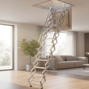 scala retrattile easy pantografo a
