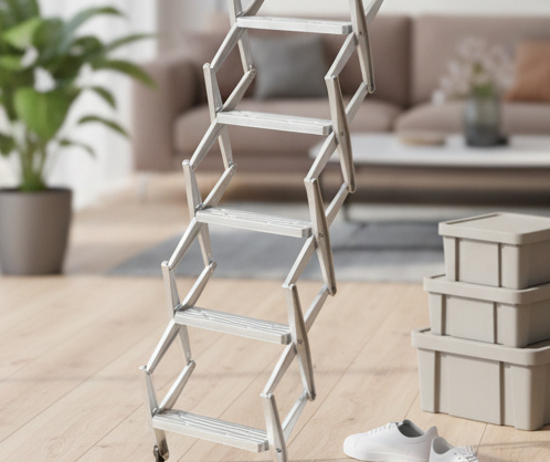 Scale retrattili per soffitta pantografo