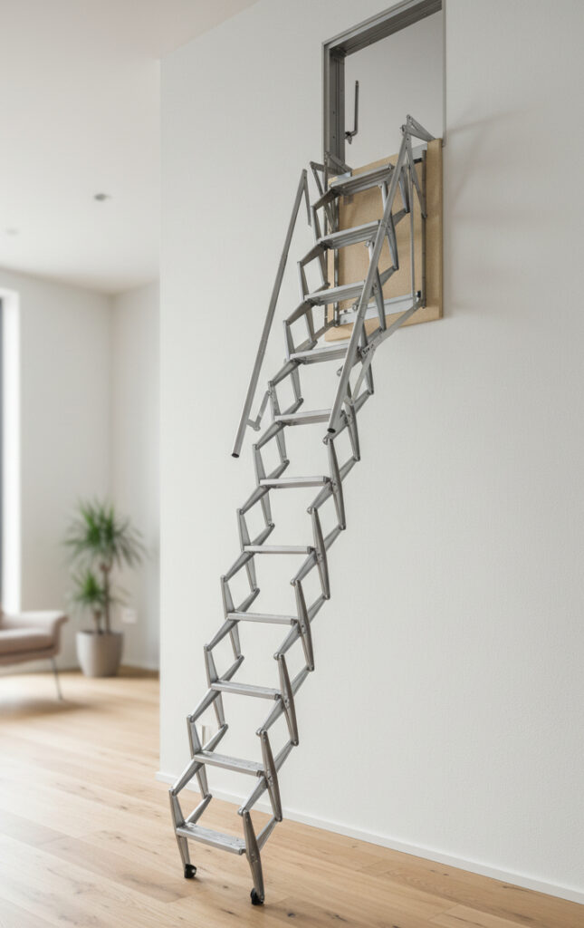 scala retrattile parete c