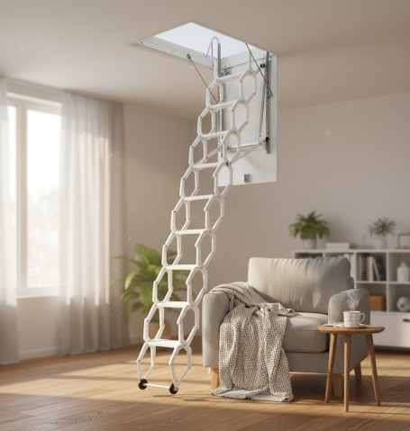 scala retrattile plus pantografo a