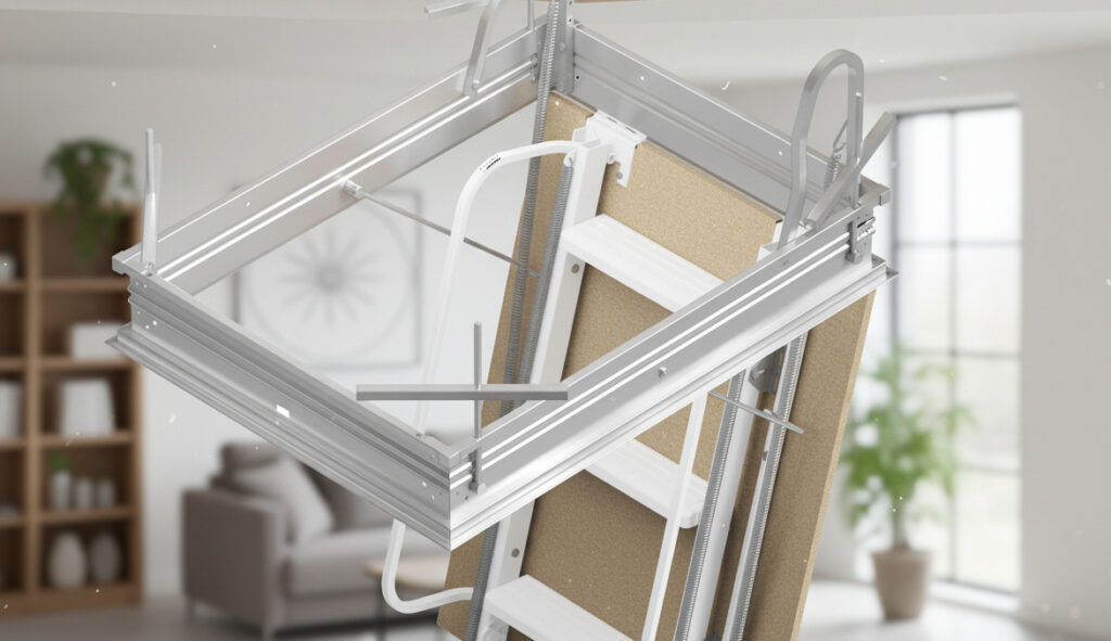scala retrattile rigida easy cassonetto