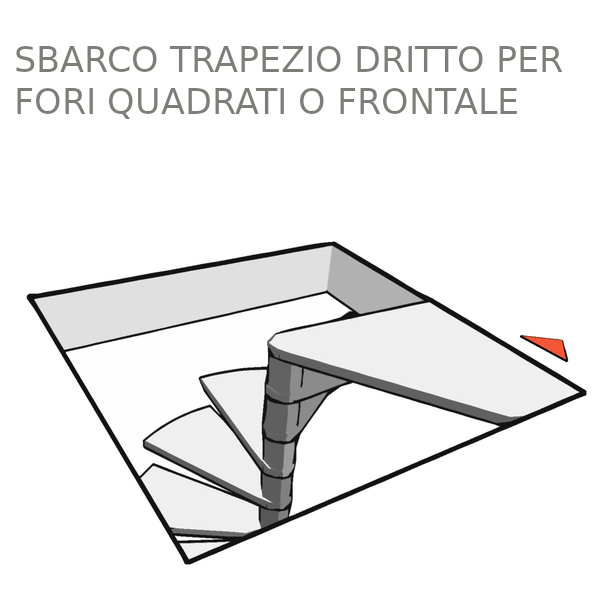 scala a chiocciola in legno 110 kit - immagine 22