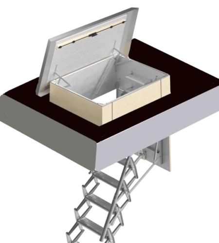 scala retrattile esterno pantografo 2