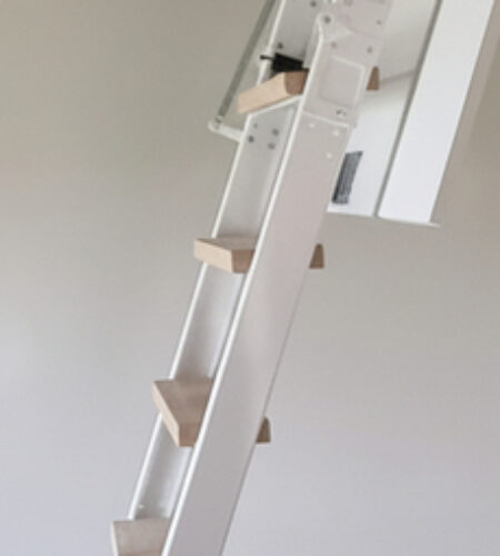 scala retrattile rigida legno plus